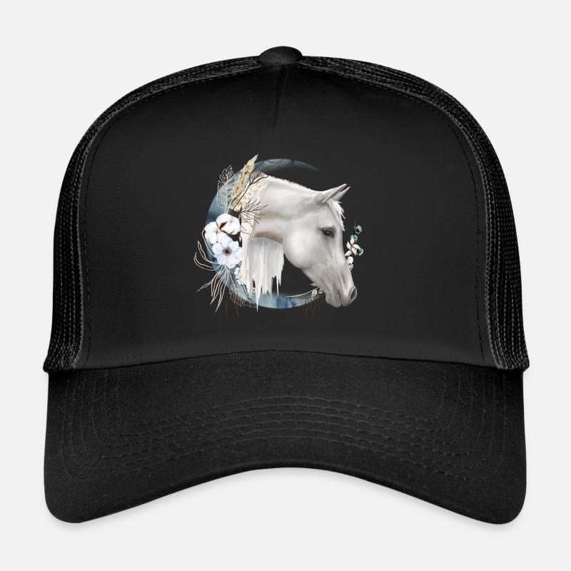 Motif cheval Boho Casquette trucker 