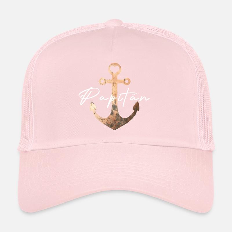 PAPITÄN - Anker - Geschenkidee Papa Trucker Cap