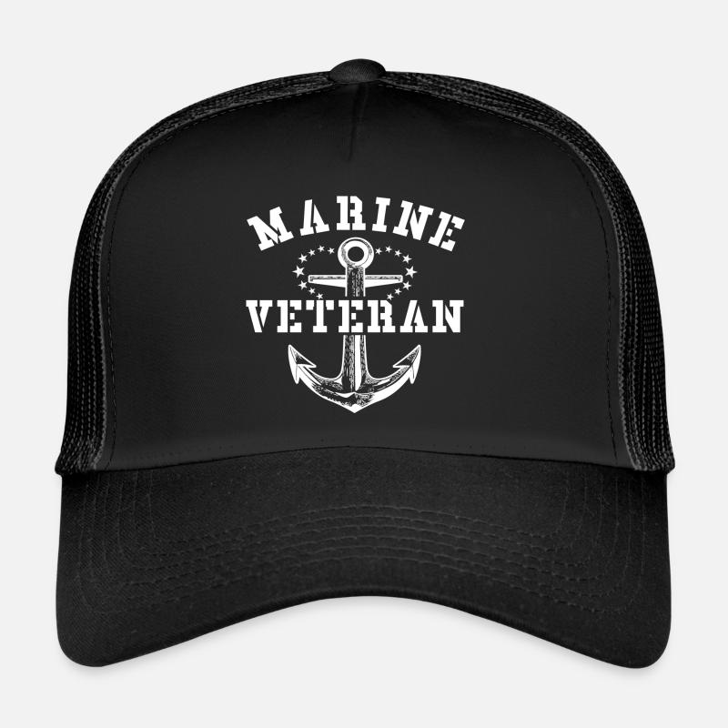 Marine Veteran Trucker Cap