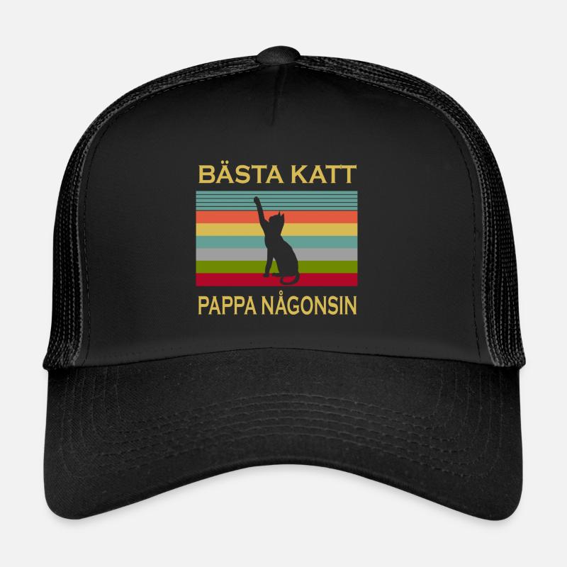 Beste Katze Papa aller Zeiten Beste Katze Papa Kätzchen Trucker Cap