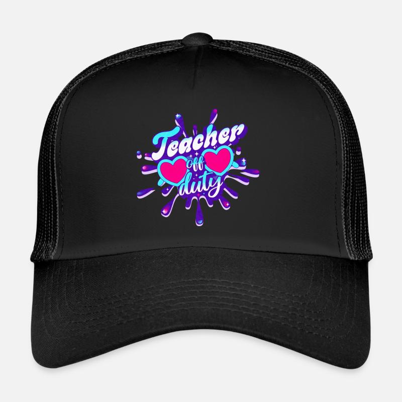 Dernier Jour École Vacances Été Enseignant Casquette trucker 