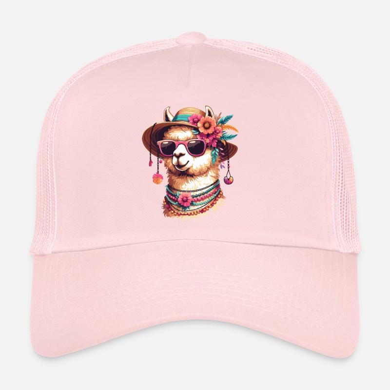CHAKKA ALPAGA HANCHE FLEUR TENDANCE CHAPEAU DE SOLEIL FLEUR Casquette trucker 