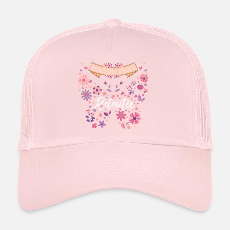 Papillon Directrice École Retraite Casquette trucker 