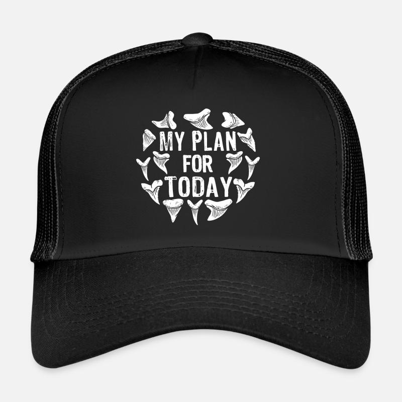 Dent de requin Dent de requin Dents de requin - Casquette trucker  - noir/noir