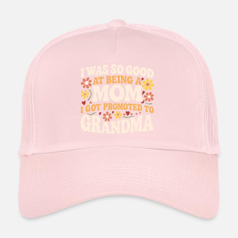 Retro Blumen Mutter Befördert Oma Trucker Cap