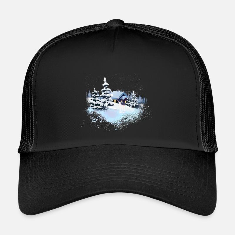 Winterzeit Winter Schnee Landschaft Trucker Cap