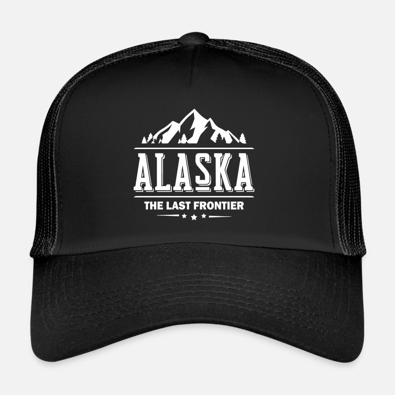 The Last Frontier Alaska - Trucker Cap - Schwarz/Schwarz