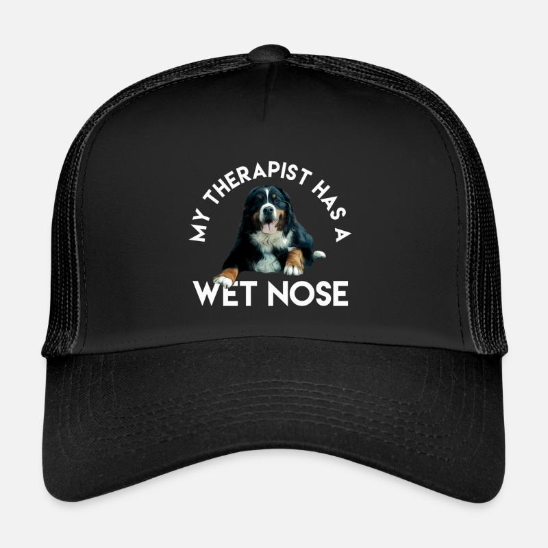 Bouvier bernois - Casquette trucker  - noir/noir