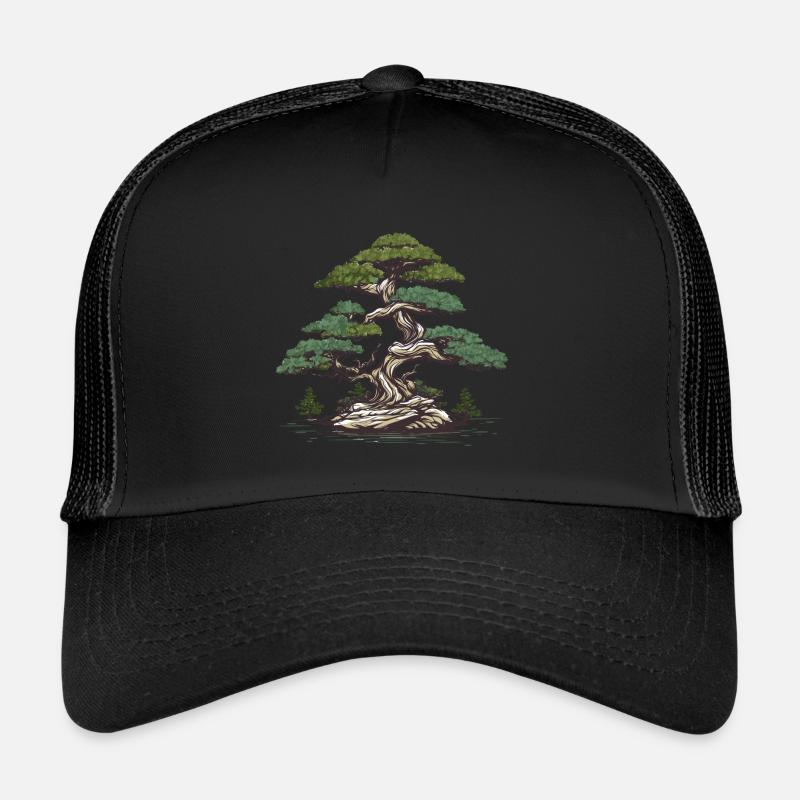 Bonsai tree - Trucker Cap - black/black