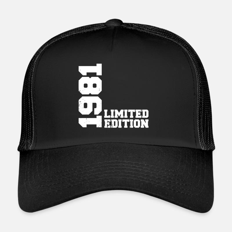 Cadeau Anniversaire Millésime 1981 Classique 1981 Casquette trucker 