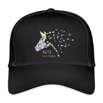 Anita Girlietainment past - Trucker Cap - Schwarz/Schwarz - Vorne