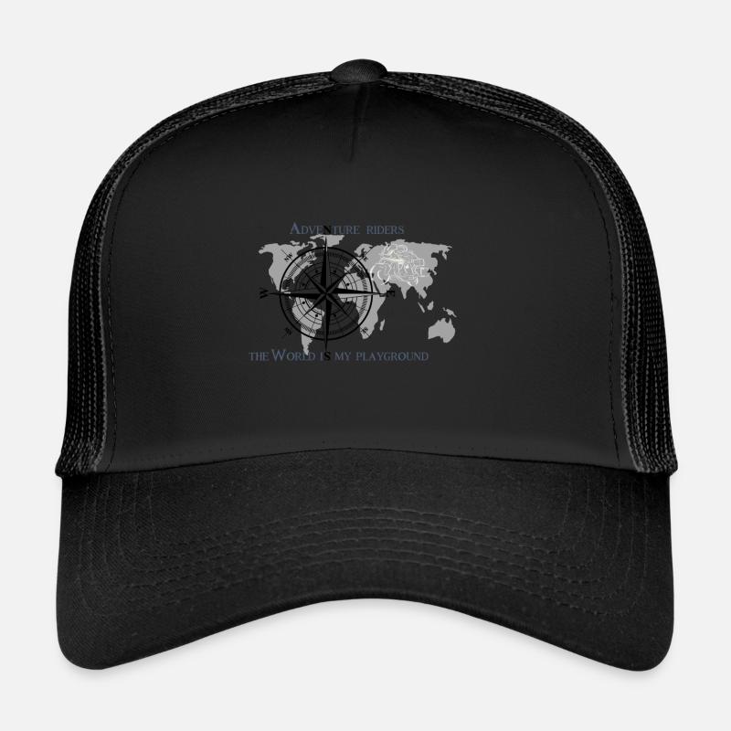 Adventure Travel AT WIT - Trucker Cap - black/black