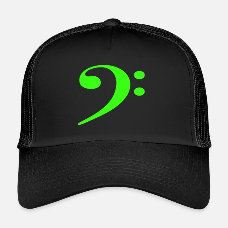 Bass clef Trucker Cap