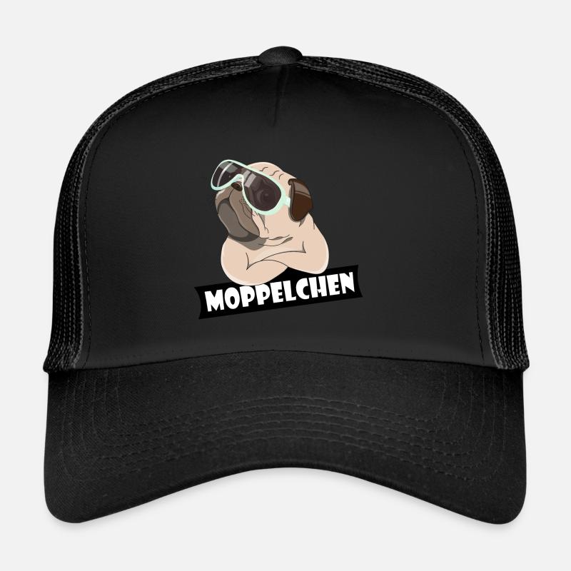Moppelchen Kosename Spitzname Geschenk Hund Mops Trucker Cap
