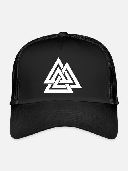 WALKNUT - Casquette trucker  - noir/noir - Devant