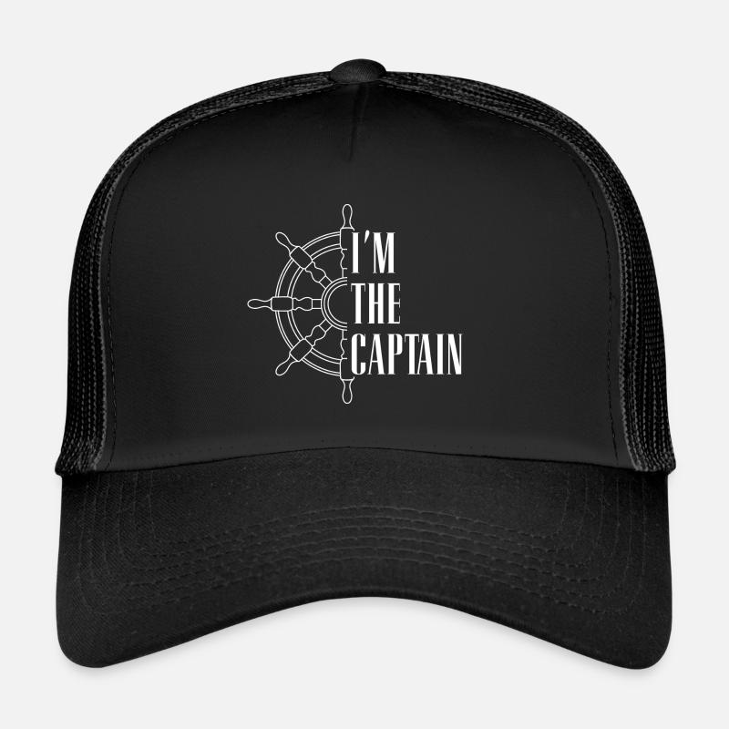 I am the captain - Trucker Cap - black/black