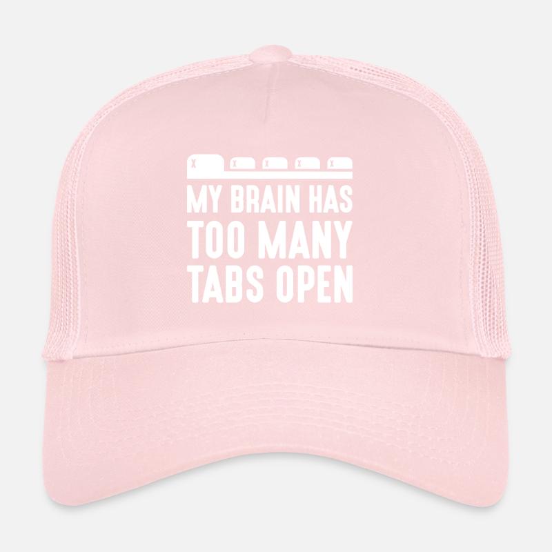 Mon cerveau a trop d’onglets ouverts Casquette trucker 