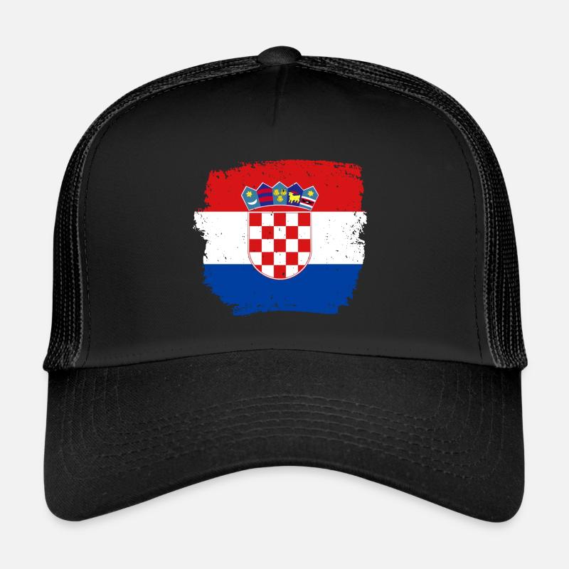 Hrvatska Pride Balkan Drapeau croate Croatie Casquette trucker 