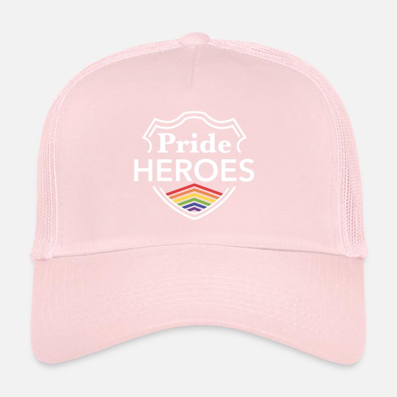 PrideHEROES Regenbogen Edition (weiß) Trucker Cap
