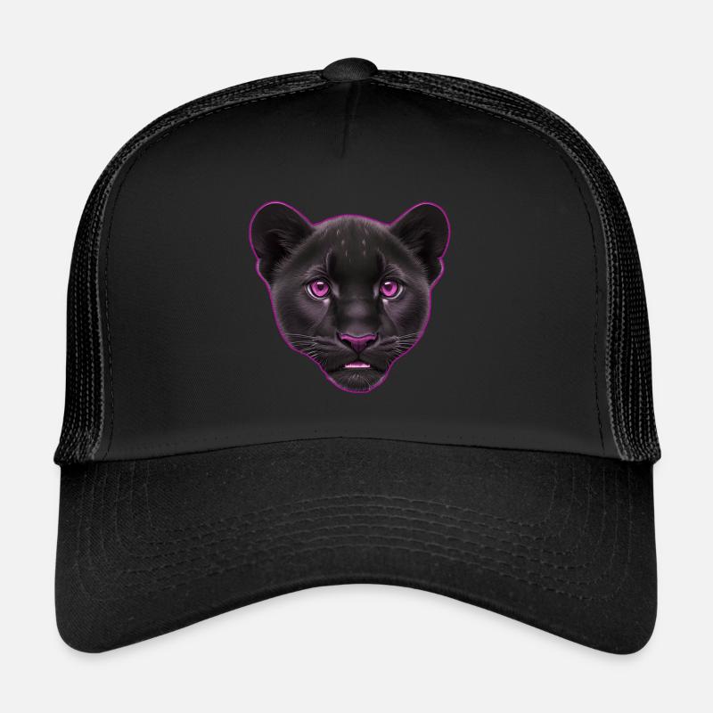 Panthère rose | Tête de panthère de bébé Casquette trucker 