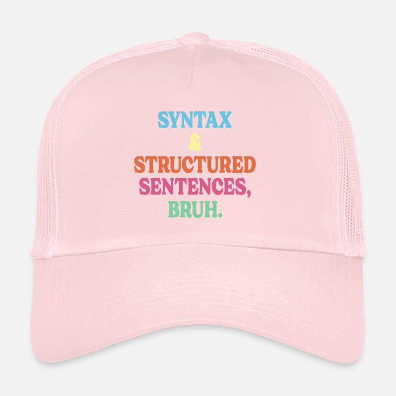 Humour Enseignant Professeur De Lettres Anglais Casquette trucker 
