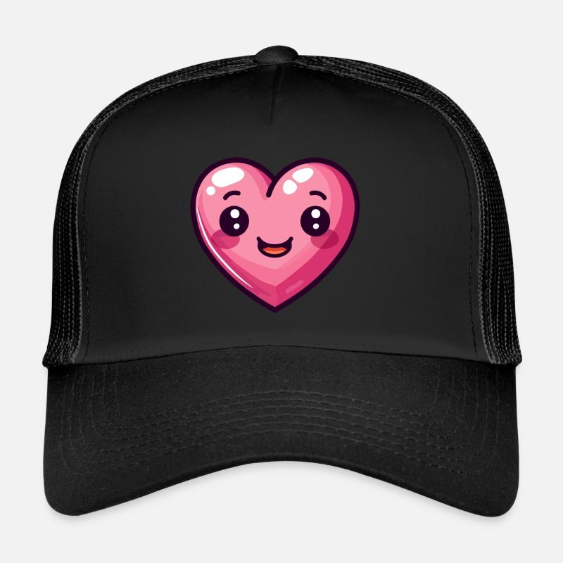 Herz Comic Liebe Valentinstag Trucker Cap