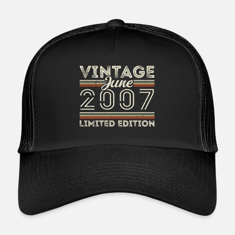 Juni 2007 Juni Geburtstagsgeschenk Juni 2007 Trucker Cap
