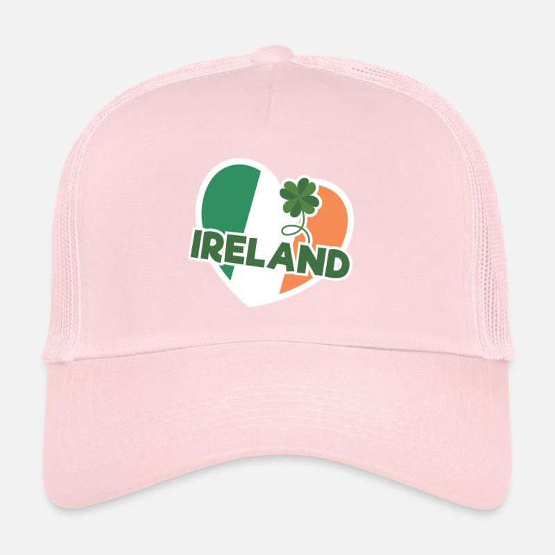 I Love Ireland Flag Graphique Casquette trucker 
