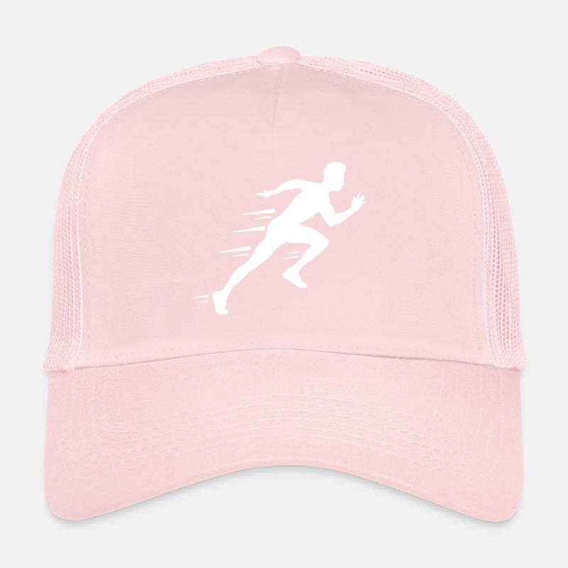 silhouette en cours d'exécution marathon Casquette trucker 