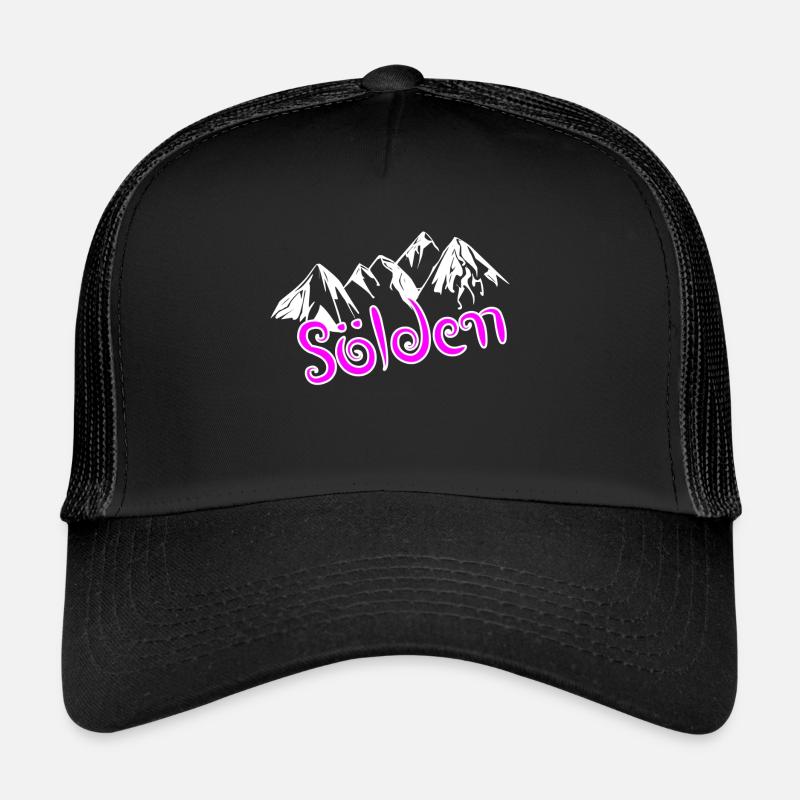 Sölden - Trucker Cap - Schwarz/Schwarz