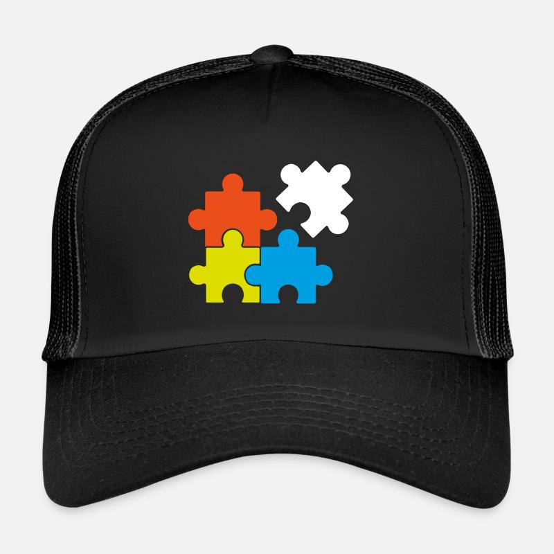 Puzzle Retrogaming Gift Placement Game Game Games Trucker Cap