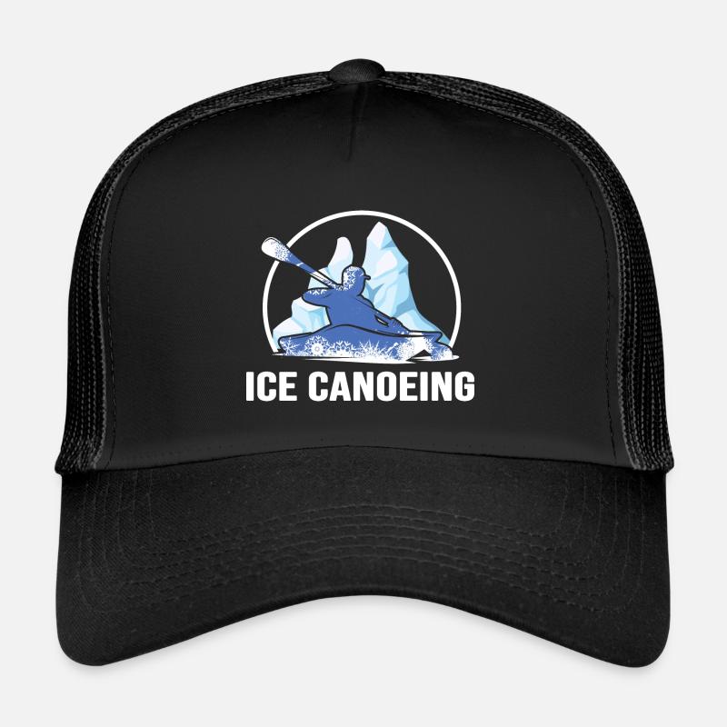 eiskanufahrer eiskanu eispaddeln kanu winterkanu Trucker Cap