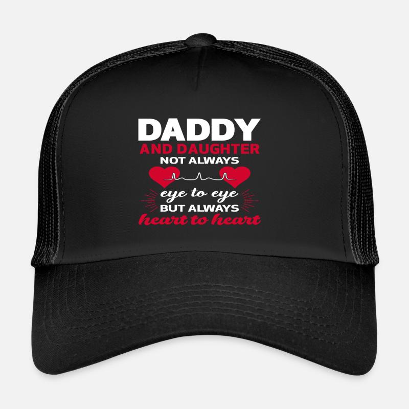 Vater und Tochter - Trucker Cap - Schwarz/Schwarz