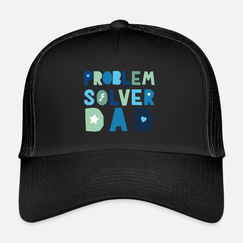 Problem Solver Dad Trucker Cap