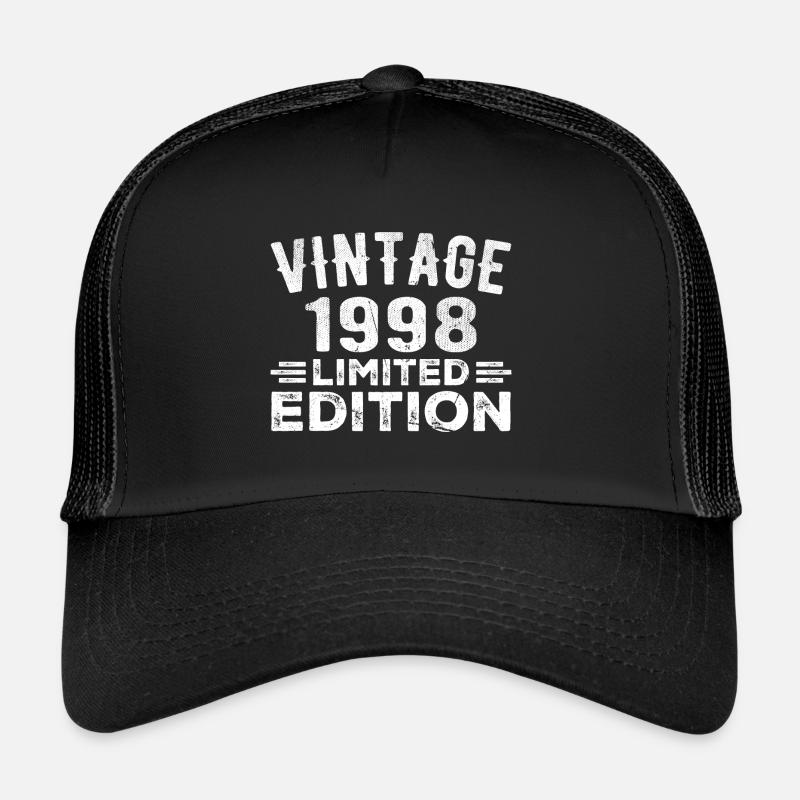 Année de naissance 1998 Année de naissance Millésime 1998 Casquette trucker 