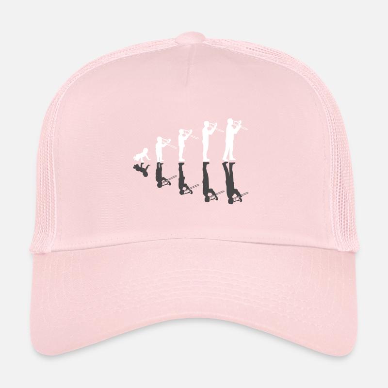 Posaune Evolution - Posaune Geschenk Posaunisten Trucker Cap