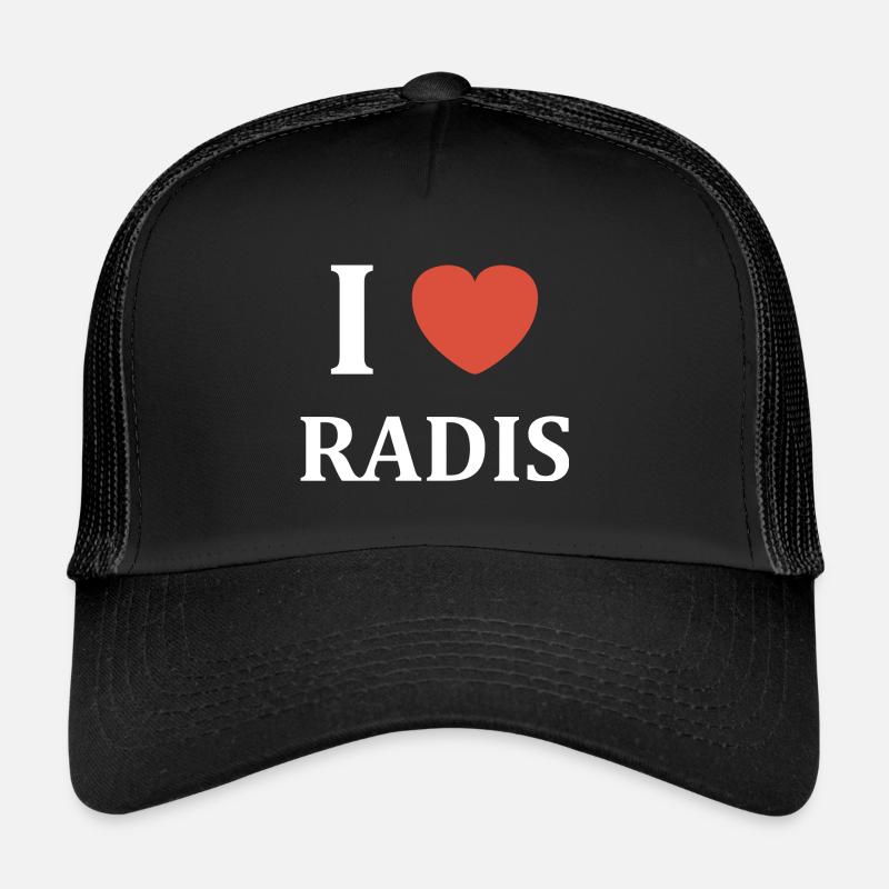 i love radis Casquette trucker 
