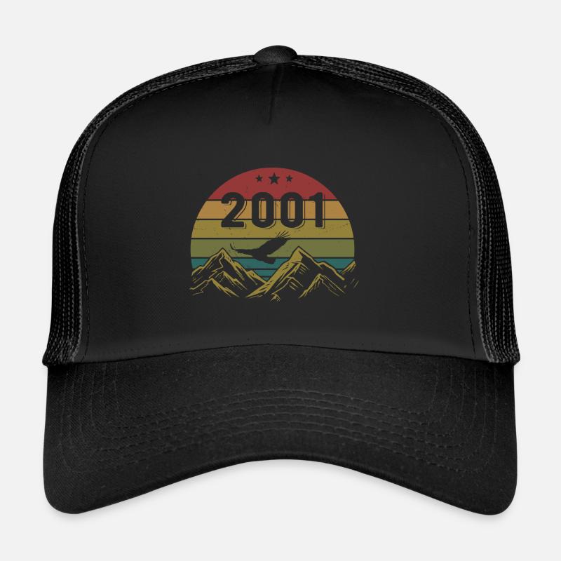 2001 Jahrgang Geburtstag 2001 Retro Geschenkidee Trucker Cap