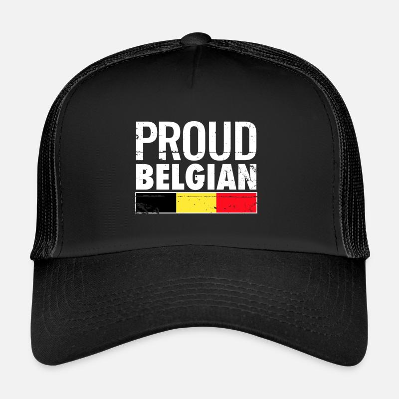 Fier drapeau belge belge Casquette trucker 