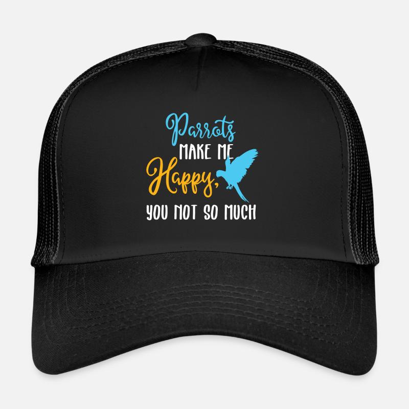 Papagei Ara Wellensittich Vögel Vogelkäfig Puffins Trucker Cap