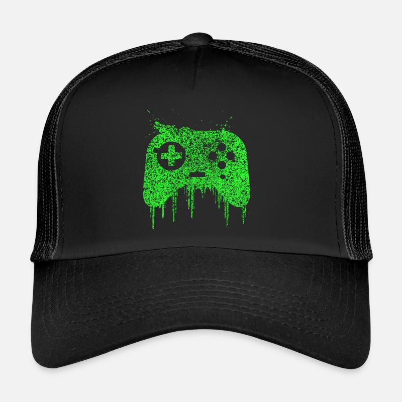 Gaming Gamer Nerd Geschenk Spiele Lustig Trucker Cap