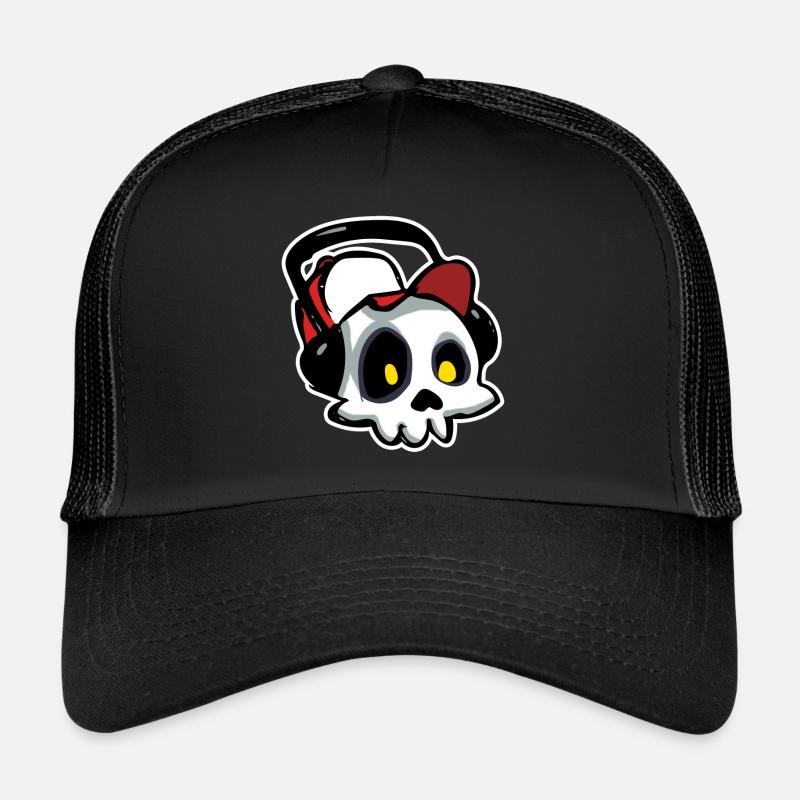 Scull Avec un casque (AVC) Casquette trucker 