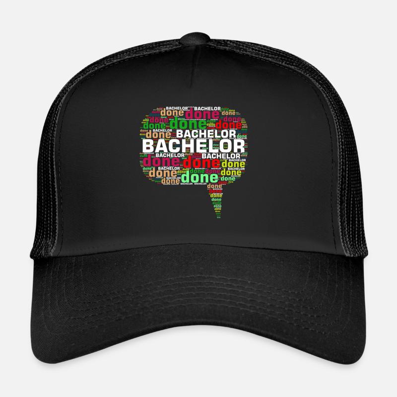 Bachelor done Abschlussshirt Trucker Cap