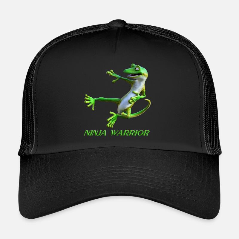 Ninja Warrior - Trucker Cap - Schwarz/Schwarz