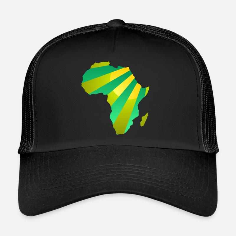 Soleil tropical d'Afrique Casquette trucker 