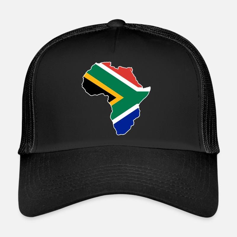 Afrique du Sud - Casquette trucker - noir/noir