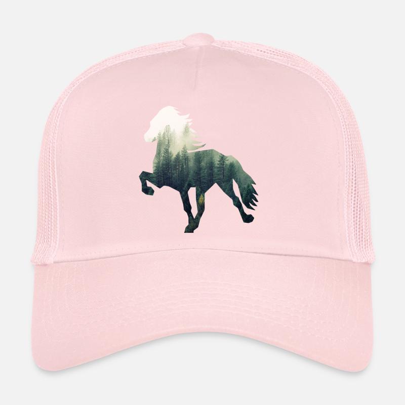 Islandpferd Forest Casquette trucker 