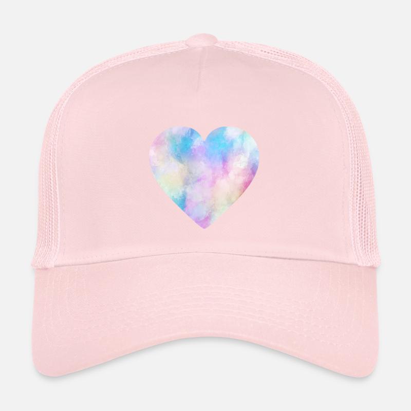 Herz, abstrakt, bunt Trucker Cap