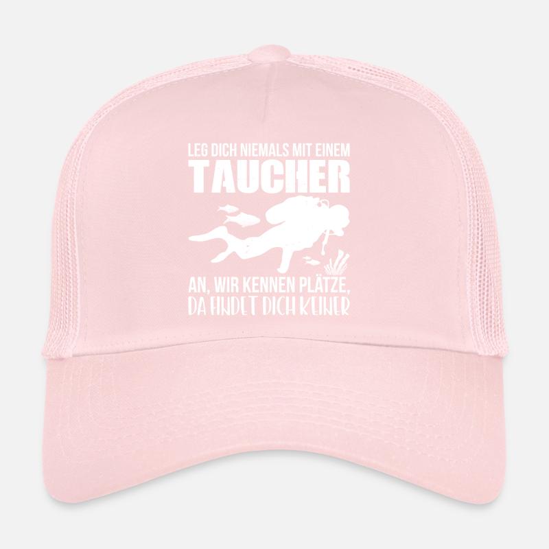 Taucher Tauchen Geschenk lustige Sprüche Trucker Cap