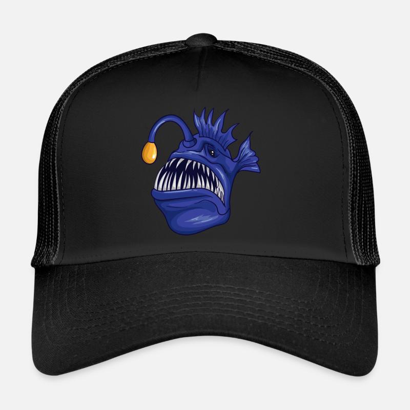 Creepy anglerfish Trucker Cap